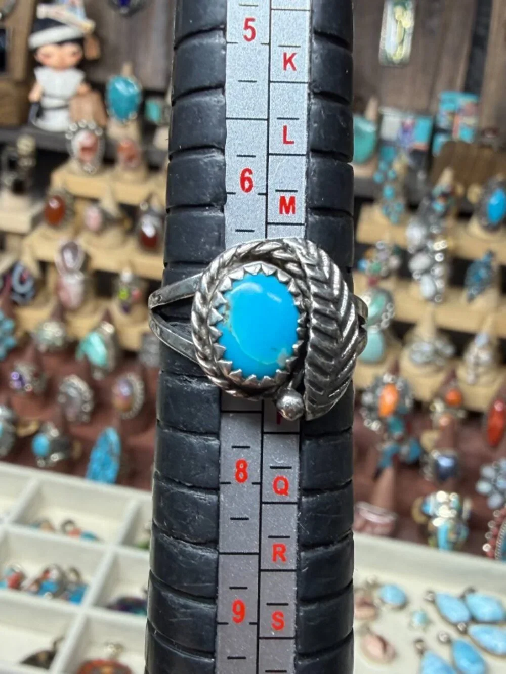 Old SouthWest Handmade Sterling with Turquoise Ring